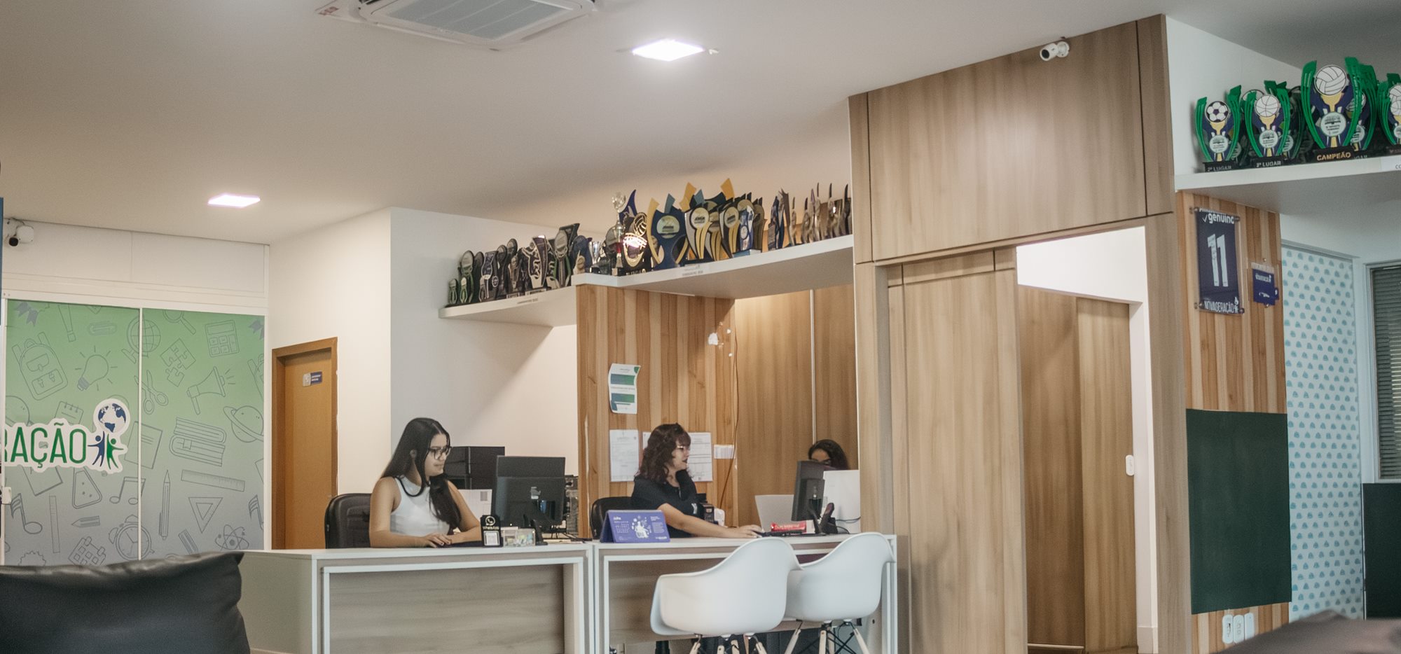 Recepção e secretaria
